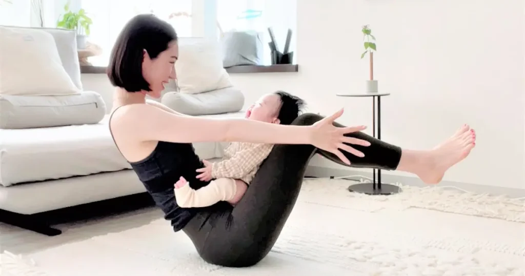 ベビーと一緒に！　親子トレーニングで引き締めボディ／増して美しくなる産後ケア